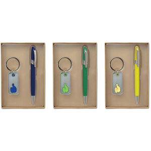 סט עט ומחזיק מפתחות