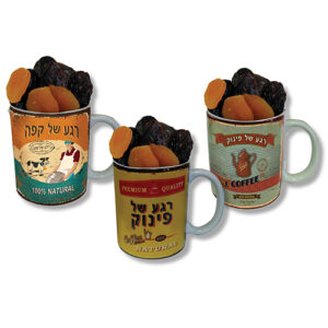 ספל רטרו עם פירות יבשים