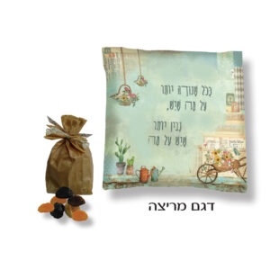 כרית חימום ושקית פירות יבשים
