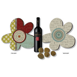 תחתית לסיר יין ואגוזים