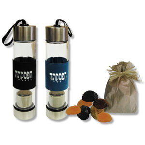 מתנה לט"ו בשבט - בקבוק חליטה ופירות יבשים