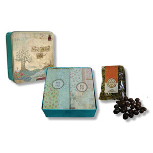 קופסת מצה עם חליטה ושוקולד