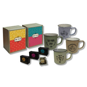 מתנה לפסח עם קוביות תה וספל