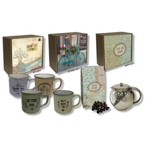 מארז עם שוקולד ספלים וקנקן לחליטה