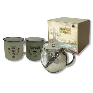 מארז לראש השנה עם ספלים וקנקן