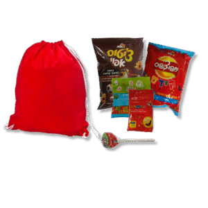 תיק גב עם ממתקים