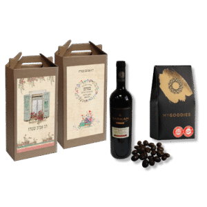 מתנה לעובדים לפסח מארז יין ושוקולד