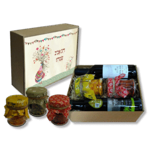 מארז לפסח עם יין שמן ותערובות