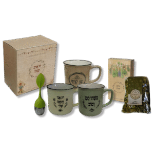 מארז לפסח ספל חליטה וכפית