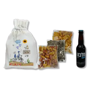 מארז בירה ופיצוחים