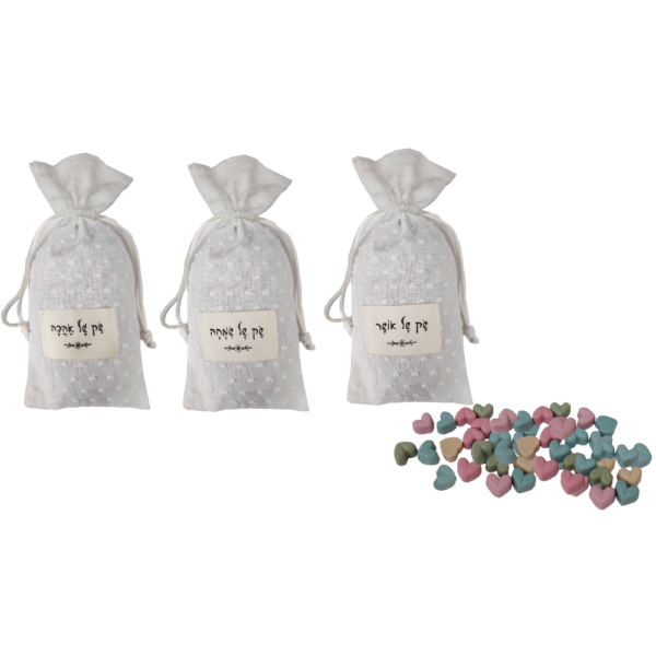 שקית כותנה עם סבונים ריחניים