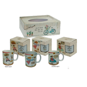 מארז ספל וטישו – מתנה עם אמירה אישית