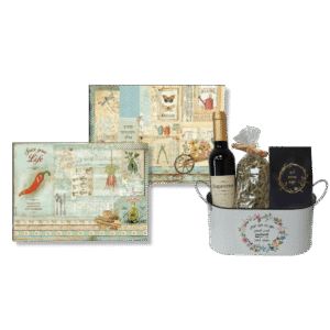 מתנה לעובד – מארז יין וקרש חיתוך