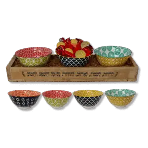 3 קערות צבעוניות – שי לחנוכה בטעם אלגנטי