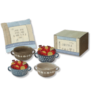 קערת קרמיקה וכרית חימום – מתנה לחנוכה