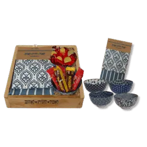 מגש קרמיקה ומגבות – מתנות לחנוכה
