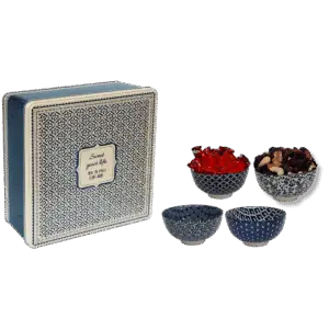 מתנה מעוצבת – מארז עם קעריות מעוצבות