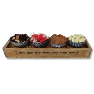 מגש אקולוגי עם קעריות ומילוי מפנק