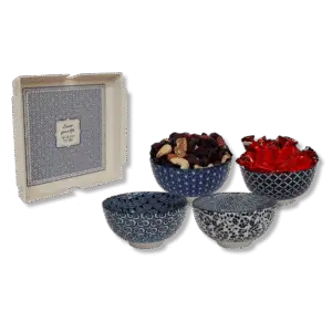 מתנה מושלמת – מגש עם קערות מתוקות