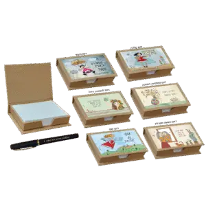 סט ממו עם עט השראה – מתנה לאישה