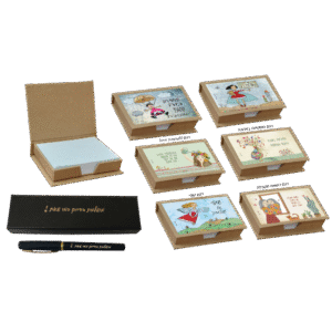 סט ממו ועט – מתנות ליום האישה לעובדות בארגון