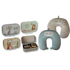 כרית צוואר ומארז מתוק – מתנות ליום האישה