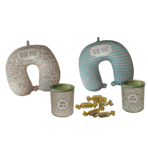 כרית ופחית מעוצבת במילוי מתוק – מתנה ליום האישה