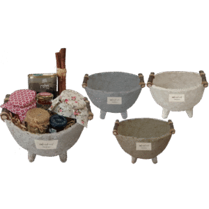 קערת חג ממוחזרת מעיסת נייר – מתנות לפסח עם ערך