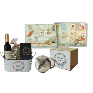 מארז יין וחליטה – מתנת פסח יוקרתית