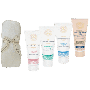 ערכת יוקרה עם מגבת וטיפוח כפול