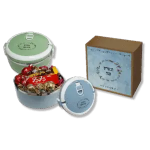 מתנה פורים בקופסת אוכל