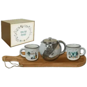 מתנה לר"ה - סט קפה על קרש איכותי