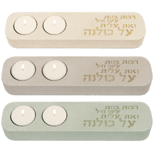 סטנד נרות מבטון
